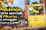 Pokémon: carta speciale di Pikachu in omaggio a Lucca Comics 2026